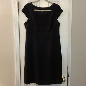 Black Mossimo square neck fully lined sheath dress
